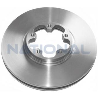 Jeu de 2 disques de frein arrière NATIONAL [NBD1114]