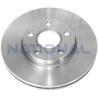 Jeu de 2 disques de frein arrière NATIONAL [NBD1258]