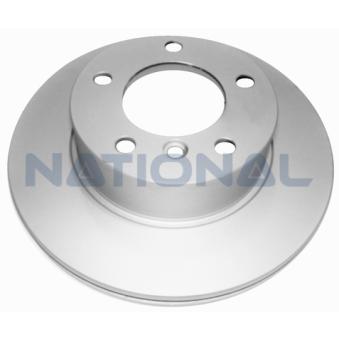 Jeu de 2 disques de frein arrière NATIONAL [NBD1302]