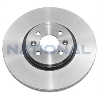 Jeu de 2 disques de frein arrière NATIONAL [NBD1322]