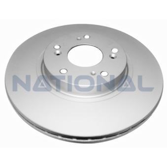 Jeu de 2 disques de frein arrière NATIONAL [NBD1336]