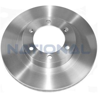 Jeu de 2 disques de frein arrière NATIONAL [NBD1349]