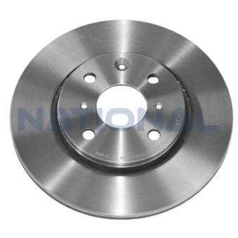 Jeu de 2 disques de frein arrière NATIONAL [NBD1366]