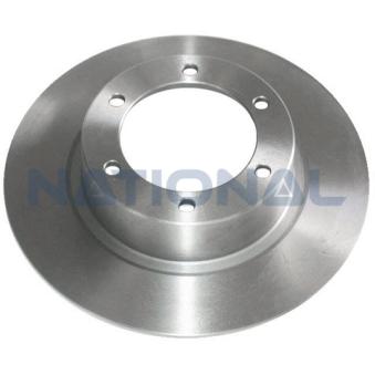 Jeu de 2 disques de frein arrière NATIONAL [NBD147]