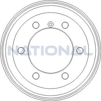 Tambour de frein NATIONAL [NDR051]