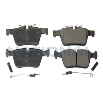 Jeu de 4 plaquettes de frein avant NATIONAL [NP2953]