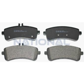 Jeu de 4 plaquettes de frein avant NATIONAL [NP3364]