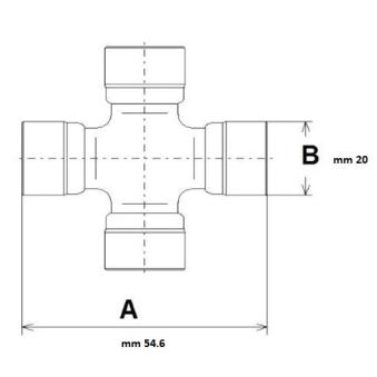 Joint, arbre longitudinal RED-LINE 11DA002 pour DAIHATSU HIJET 1.0 - 45cv