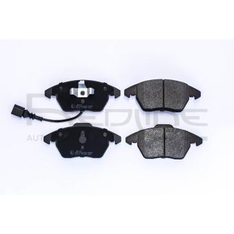 Jeu de 4 plaquettes de frein avant RED-LINE OEM 5K0698151