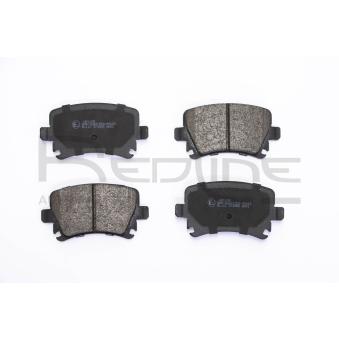 Jeu de 4 plaquettes de frein arrière RED-LINE OEM 8E0698451F