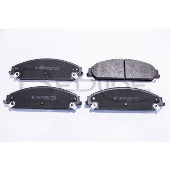 Jeu de 4 plaquettes de frein avant RED-LINE [27CH014]