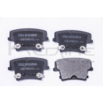 Jeu de 4 plaquettes de frein arrière RED-LINE OEM 5142566AB