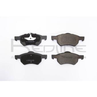 Jeu de 4 plaquettes de frein avant RED-LINE [27CH022]