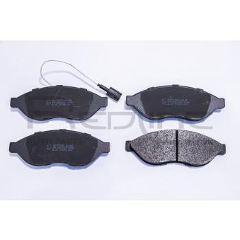 Jeu de 4 plaquettes de frein avant RED-LINE [27CI006]