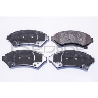 Jeu de 4 plaquettes de frein avant RED-LINE 27CV033