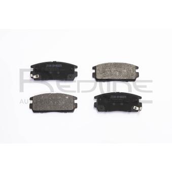 Jeu de 4 plaquettes de frein arrière RED-LINE [27CV040]