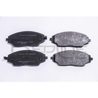 Jeu de 4 plaquettes de frein avant RED-LINE OEM 95231012