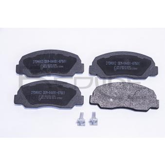 Jeu de 4 plaquettes de frein avant RED-LINE [27DA002]