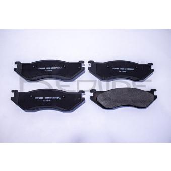 Jeu de 4 plaquettes de frein avant RED-LINE [27DG000]