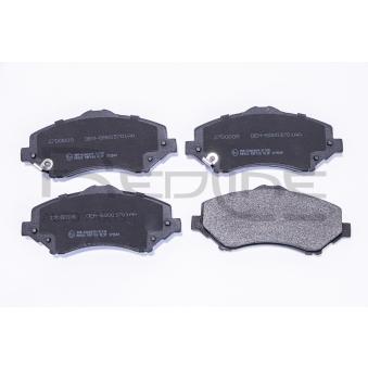 Jeu de 4 plaquettes de frein avant RED-LINE OEM 68093323AB Jeu de 4 plaquettes de frein avant RED-LINE OEM 68093323AB