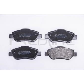 Jeu de 4 plaquettes de frein avant RED-LINE [27FT010]