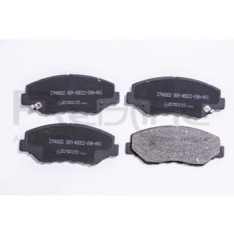 Jeu de 4 plaquettes de frein avant RED-LINE OEM 06450S9AE51