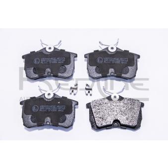Jeu de 4 plaquettes de frein arrière RED-LINE OEM 43022SEAE10