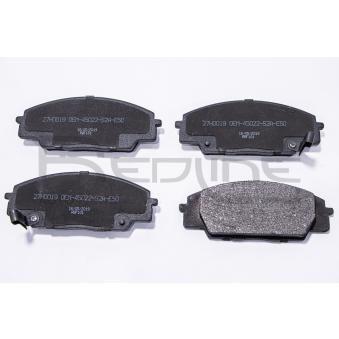 Jeu de 4 plaquettes de frein avant RED-LINE OEM 45022s6ma00