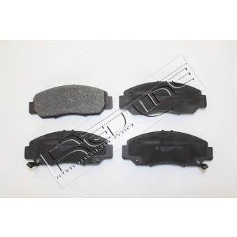 Jeu de 4 plaquettes de frein avant RED-LINE [27HO022]