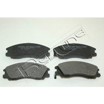 Jeu de 4 plaquettes de frein avant RED-LINE [27HY053]