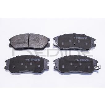 Jeu de 4 plaquettes de frein avant RED-LINE OEM 4813A21100 Jeu de 4 plaquettes de frein avant RED-LINE OEM 4813A21100