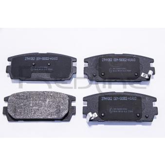 Jeu de 4 plaquettes de frein arrière RED-LINE OEM 58302H1A00