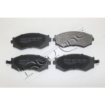 Jeu de 4 plaquettes de frein avant RED-LINE OEM 5810129A40