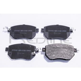Jeu de 4 plaquettes de frein avant RED-LINE [27IF000]