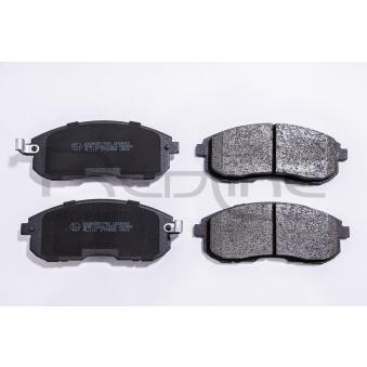 Jeu de 4 plaquettes de frein avant RED-LINE [27IF003]