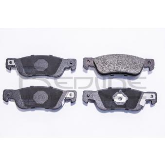 Jeu de 4 plaquettes de frein arrière RED-LINE OEM 4317089