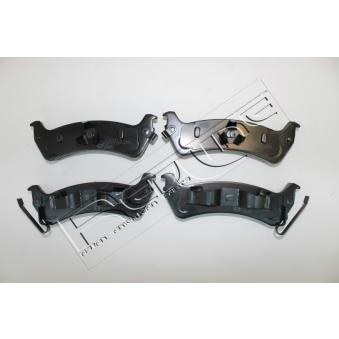 Jeu de 4 plaquettes de frein arrière RED-LINE OEM 4883717AA