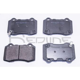 Jeu de 4 plaquettes de frein arrière RED-LINE OEM 5174327AB