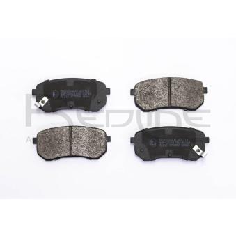 Jeu de 4 plaquettes de frein arrière RED-LINE [27KI039]