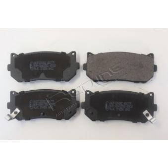 Jeu de 4 plaquettes de frein arrière RED-LINE OEM 0K9A02628Z
