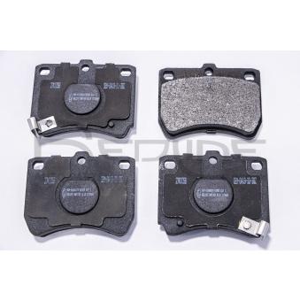 Jeu de 4 plaquettes de frein avant RED-LINE OEM DA193328Z Jeu de 4 plaquettes de frein avant RED-LINE OEM DA193328Z