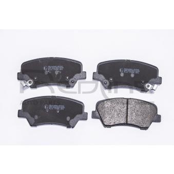 Jeu de 4 plaquettes de frein avant RED-LINE [27KI069]