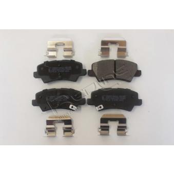 Jeu de 4 plaquettes de frein arrière RED-LINE [27KI074]