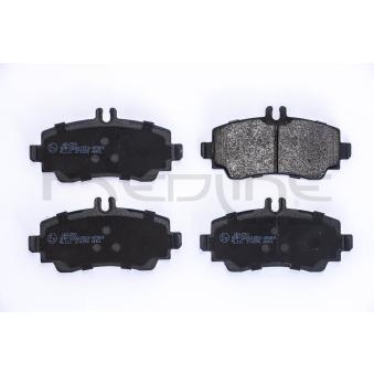 Jeu de 4 plaquettes de frein avant RED-LINE [27ME001]