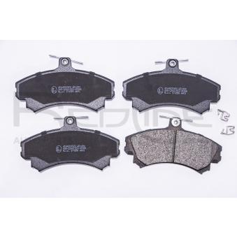 Jeu de 4 plaquettes de frein avant RED-LINE [27MI005]