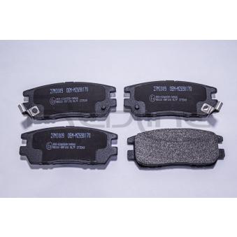 Jeu de 4 plaquettes de frein arrière RED-LINE OEM MR205269