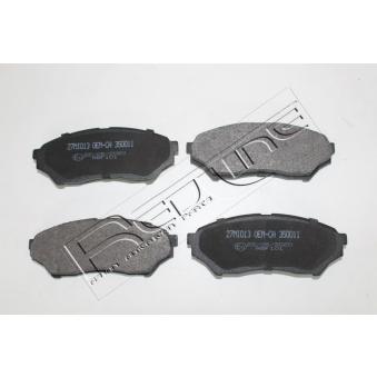 Jeu de 4 plaquettes de frein avant RED-LINE [27MI013]