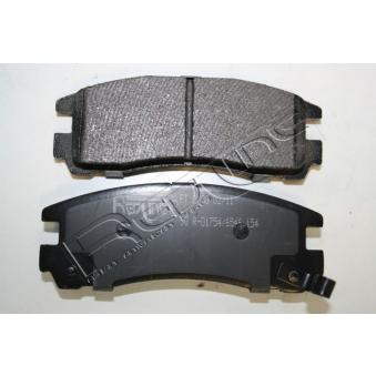 Jeu de 4 plaquettes de frein arrière RED-LINE [27MI018]