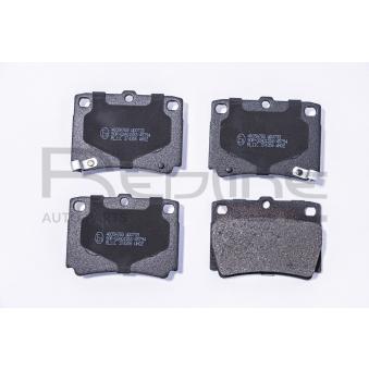 Jeu de 4 plaquettes de frein arrière RED-LINE 27MI019 pour MITSUBISHI PAJERO 2.5 TD - 99cv