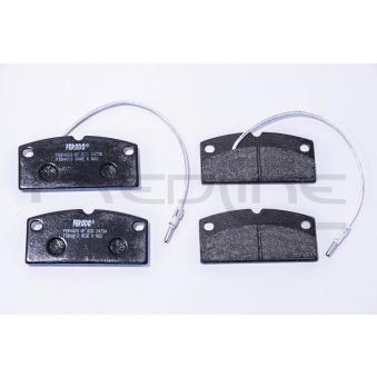 Jeu de 4 plaquettes de frein avant RED-LINE OEM 6G065